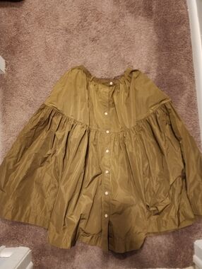 Becky Malinsky x Alex Mill Foshay Skirt in Taffeta, Sz M